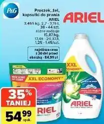 Proszek, żel, kapsułki do prania Ariel