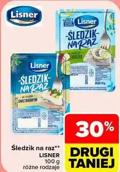 Carrefour Śledzik na raz LISNER oferta