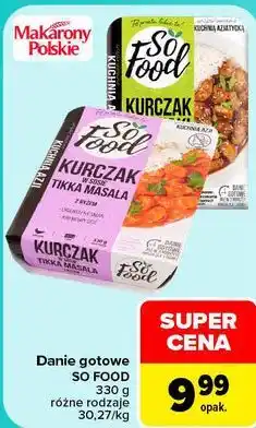 Carrefour Danie gotowe So Food oferta