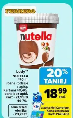 Carrefour Lody Nutella oferta