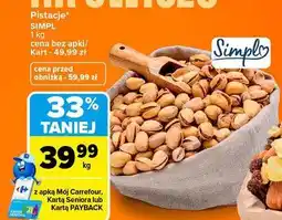 Carrefour Pistacje SIMPL oferta