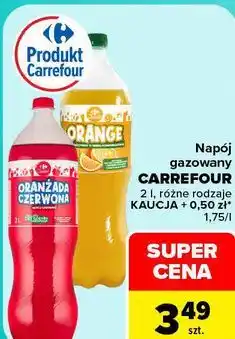 Carrefour Napój gazowany Carrefour oferta