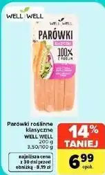 Carrefour Market Parówki roślinne klasyczne Well Well oferta