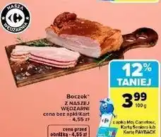 Carrefour Market Boczek Z NASZEJ WĘDZARNI oferta