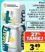Carrefour Market Piwo bezalkoholowe Lech Free Active oferta