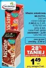 Carrefour Market Mleko smakowe Łaciate Mlekpol oferta