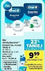 Carrefour Market Nić dentystyczna Essential Floss Oral-B oferta