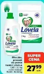 Carrefour Market Mleczko, proszek do prania Lovela Family oferta