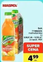 Carrefour Market Sok Tymbark multiwitamina oferta