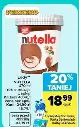 Carrefour Market Lody Nutella oferta