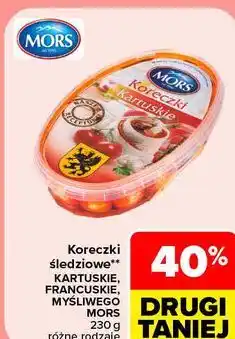 Carrefour Koreczki śledziowe MORS oferta