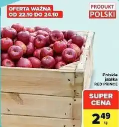 Carrefour Market Polskie jabłka Red Prince oferta
