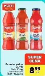 Carrefour Market Passata, pulpa MUTTI 690 - 700 g różne rodzaje oferta