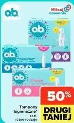 Carrefour Market Tampony higieniczne O.B. różne rodzaje oferta