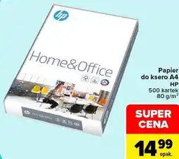 Carrefour Papier do ksero A4 HP 500 kartek 80 g/m² oferta