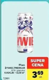 Carrefour Market Piwo Żywiec Premium oferta