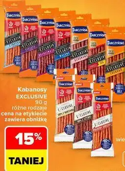 Carrefour Kabanosy EXCLUSIVE Tarczyński oferta