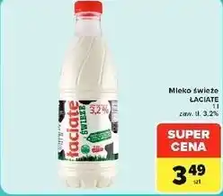 Carrefour Market Mleko świeże ŁACIATE oferta