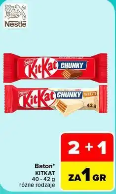 Carrefour Baton KitKat różne rodzaje oferta
