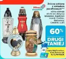 Carrefour Market Znicze szklane z wkładem parafinowym oferta