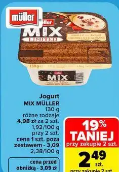 Carrefour Jogurt Mix Müller oferta