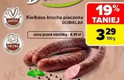 Carrefour Kiełbasa krucha pieczona DUBIELAK oferta