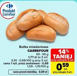 Carrefour Bułka śniadaniowa Carrefour oferta