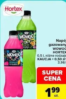 Carrefour Napój gazowany Wowoc Hortex oferta