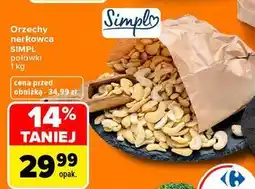 Carrefour Orzechy nerkowca SIMPL połówki oferta