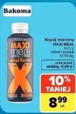 Carrefour Market Napój mleczny MAXI MEAL Bakoma oferta