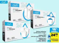Carrefour Zestaw wkładów do filtrowania wody Dafi Unimax 2+1 oferta