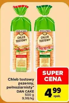 Carrefour Chleb tostowy pszenny, pełnoziarnisty DAN CAKE oferta