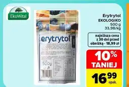 Carrefour Erytrytol ekologiczny EkoWital oferta
