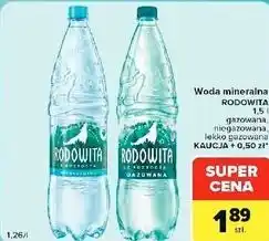Carrefour Market Woda mineralna RODOWITA oferta