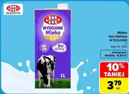 Carrefour Mleko bez laktozy Wydojone 1 l zaw. tł. 1,5% oferta