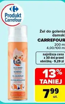 Carrefour Żel do golenia damski Carrefour oferta