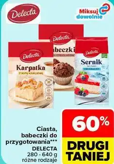 Carrefour Ciasta, babeczki do przygotowania Delecta oferta