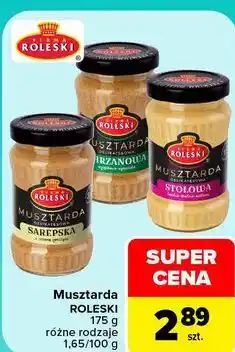 Carrefour Musztarda ROLESKI 175 g różne rodzaje oferta