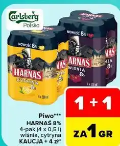 Carrefour Piwo Harnaś 8% oferta