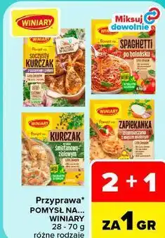 Carrefour Przyprawa POMYSŁ NA... WINIARY 28-70 g różne rodzaje oferta