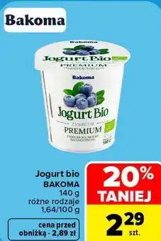Carrefour Jogurt bio Bakoma oferta