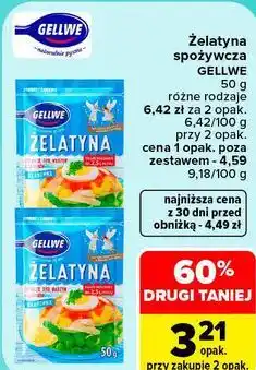Carrefour Żelatyna spożywcza Gellwe oferta