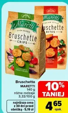 Carrefour Bruschetta MARETTI oferta