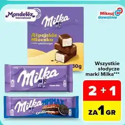 Carrefour Wszystkie słodycze marki Milka oferta