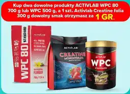 Carrefour Odżywka białkowa i kreatyna ACTIVLAB WPC 80, WPC 500 g, Activlab Creatine folia 300 g oferta