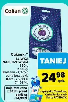 Carrefour Cukierki Śliwka Nałęczowska Colian oferta