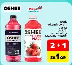 Carrefour Woda witaminowa OSHEE 1,1 - 1,75 l, różne rodzaje oferta