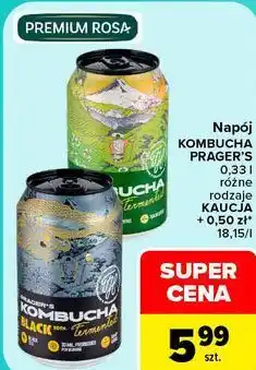 Carrefour Napój KOMBUCHA PRAGER'S oferta
