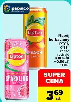 Carrefour Napój herbaciany LIPTON oferta