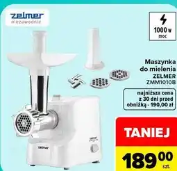 Carrefour Maszynka do mielenia Zelmer ZMM1010B oferta